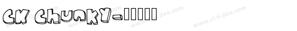 CK Chunky字体转换